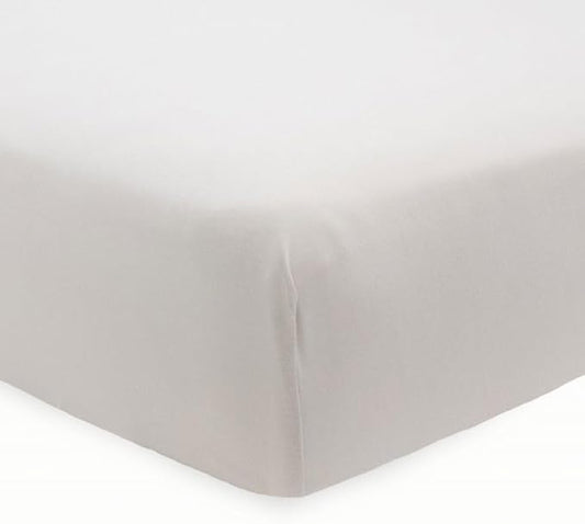 Little Unicorn Premium Stretch Knit Crib Sheet |Super Soft with Optimal Stretch (Pebble)