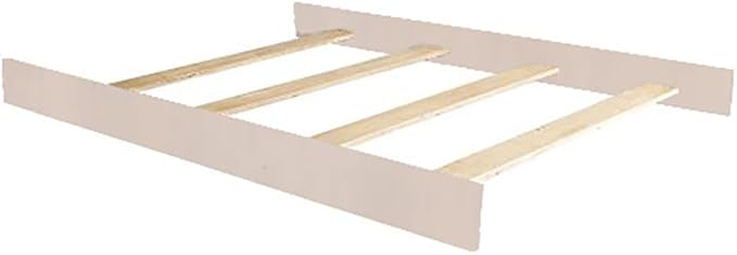 CC KITS Universal Replacement Bed Rails for Twin Size and Full Size - Solid Wood Hook-On Rails with Support Slats Included - Easy Installation - Premium Bed Rail (Taupe, Twin-Size)