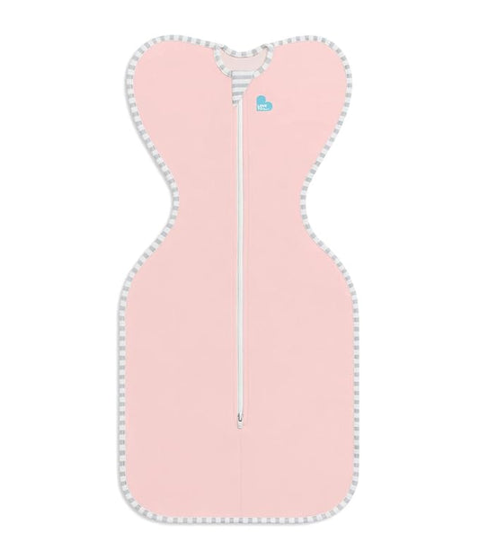 Love to Dream Swaddle UP Self-Soothing Sleep Sack 8-13 lbs., Dramatically Better Sleep, Snug Fit Calms Startle Reflex, 1.0 TOG, Dusty Pink, Small