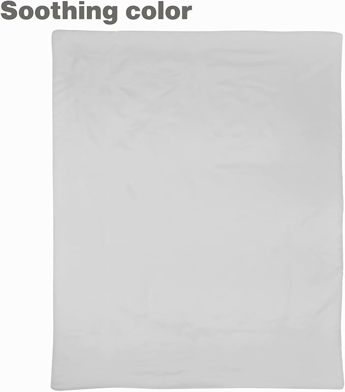 EVERYDAY KIDS 4 Piece Toddler Bedding Set - Includes Comforter, Flat Sheet, Fitted Sheet and Pillowcase - Solid Grey