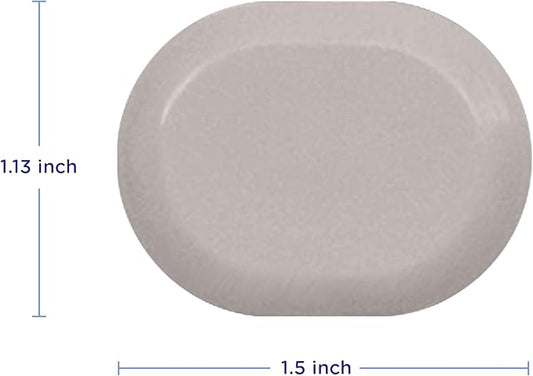 Ubbi Outlet Covers for Child Safety, Plug Protectors, Baby Proofing, Safe & Secure Electrical Plug Covers, Taupe, 24 Count