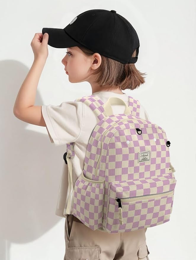 Corduroy Toddler Backpack for Girls 2-5: Preschool Backpack for Girls