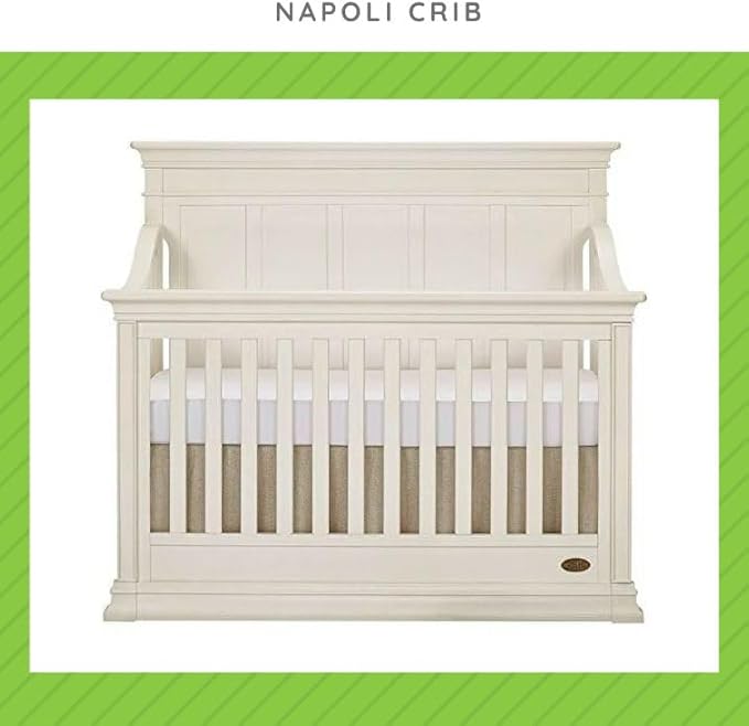 Toddler Bed Safety Guard Rail for Evolur Baby Convertible Cribs - Solid Wood Rail for Convertible Crib to Toddler Bed Conversion - Safety Bed Rail for Children (Antique French Grey, Model 846)