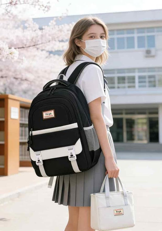 Asge Kids Backpacks for Girls School Book Bags for Teens Boys with Laptop Compartment - Ergonomic Design