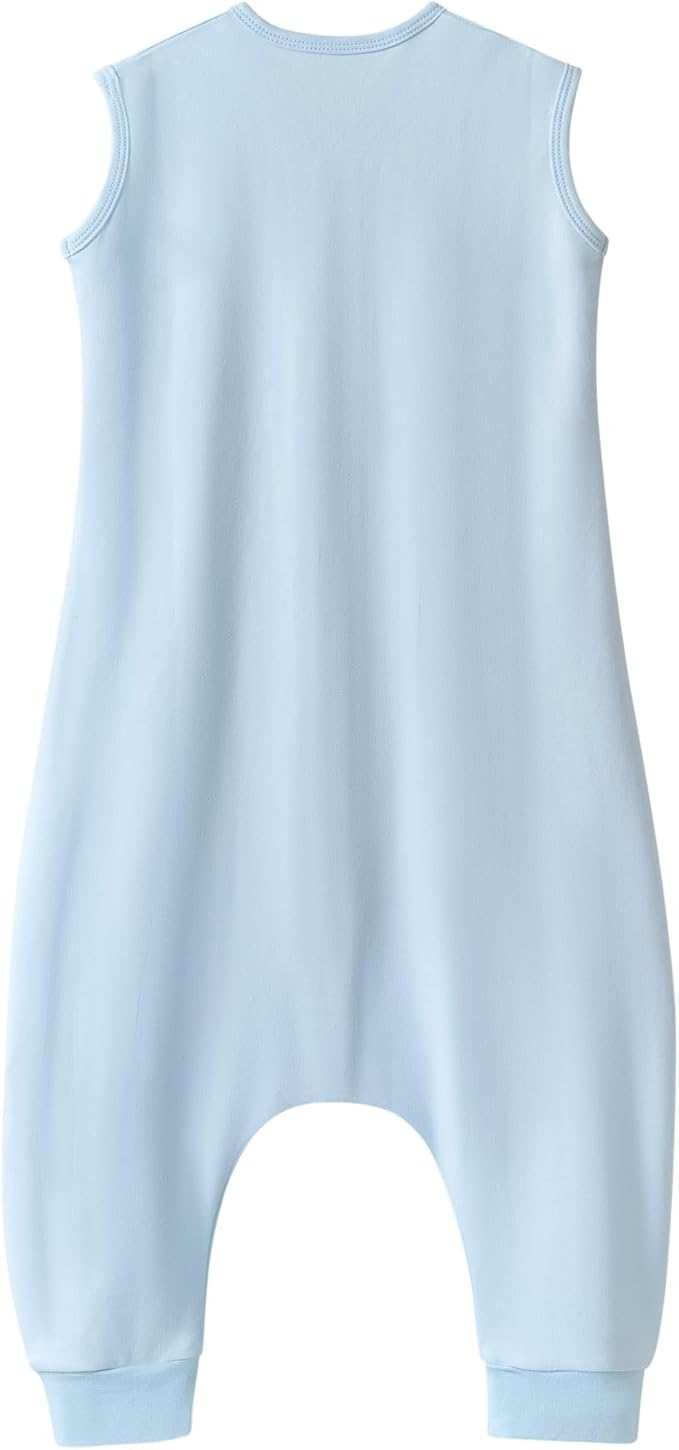 Baby Sleep Sack with Feet for Boys Girls, Infant Toddler Sleeveless Wearable Blanket Sleepsack for Early Walkers