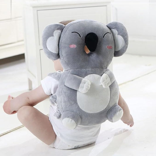 Feidoog Baby Head Protector Cushion Backpack with 3 Knee Pads for Walking & Crawling,Koala