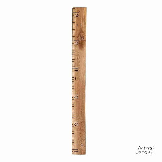 Rockin' Wood Custom Name Growth Chart for Kids Made from Reclaimed Rustic Wood - Hand Painted No Vinyl (Natural)