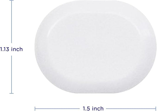 Ubbi Outlet Covers for Child Safety, Plug Protectors, Baby Proofing, Safe & Secure Electrical Plug Covers, White, 24 Count