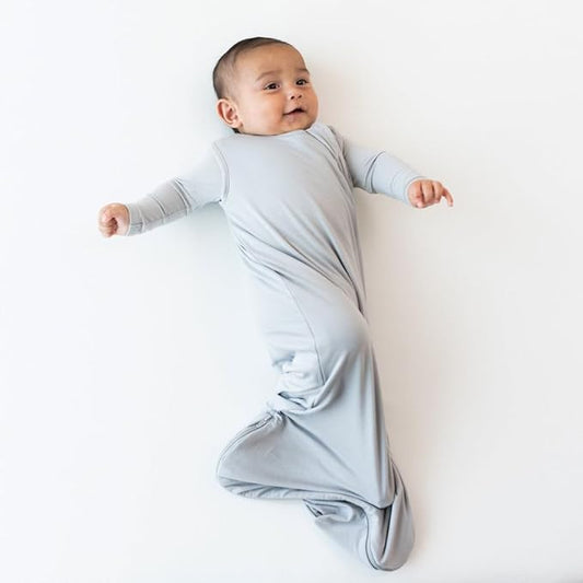 KYTE BABY Unisex Sleep Bag for Babies and Toddlers, 0.5 Tog, 97% Rayon made from Bamboo, 3% Spandex (Medium, Storm)