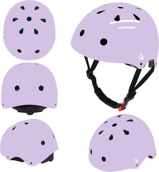 Adjustable Color Gradient Toddler Kids Bike Helmet for 3-5-8-14+Ages Girls Boys.Skateboard Bicycle Toddler Helmet 2-4 Years for Multi-Sports Cycling Scooter Inline Roller Skates Rollerblading