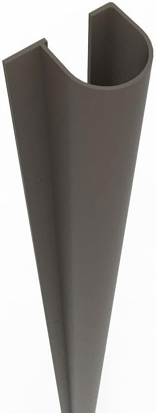 Fingersafe Commercial Door Finger Pinch Guard | Premium Pull-Side Door Hinge Stopper | Finger Pinch Door Guard for Kids and Adults Saftey | Baby Finger Pinch Protector for Doors - Brown, 84"