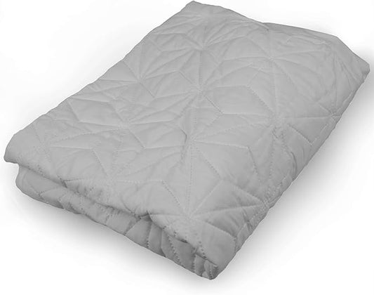 Baby Mattress Protector Cover Waterproof Cover, Quilted Baby Bed Mattress Protective Film, Suitable for Children's Bed mattresses (Gray, 52"x28")