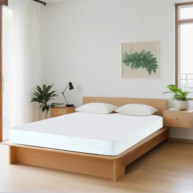 Full Size Mattress Protector Zippered, 6-Side Waterproof Mattress Encasement, (6"-9" Depth) Soft Terry Surface Mattress Cover, for Full Mattress 54 * 75 Inches