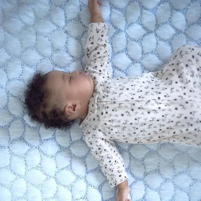 Lullaby Earth Gentle Start Breathable Infant & Toddler Crib Mattress - 2-Stage Lightweight & Waterproof - Non-Toxic for Baby & Toddler Bed