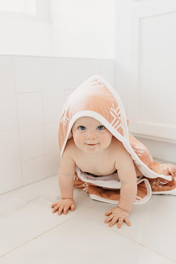 Copper Pearl Premium Knit Hooded Bath Towel Mesa
