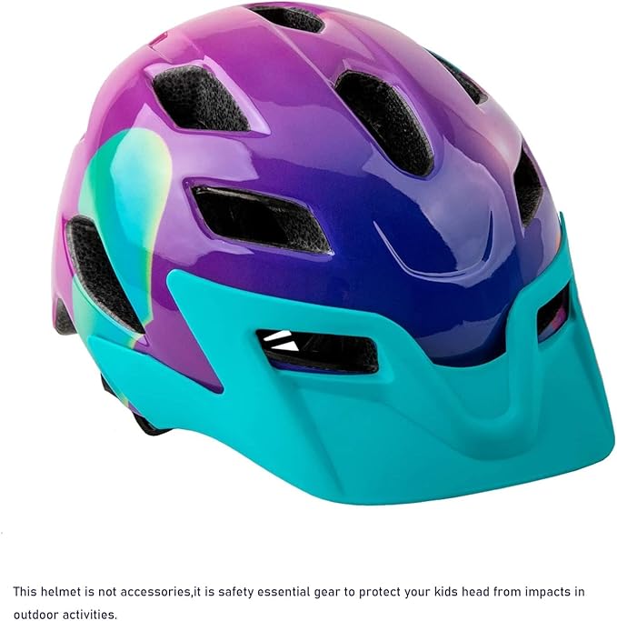 Kids Helmet, SIFVO Kids Bike Helmet Boys and Girls Bike Helmet with Cool Visor Helmet for Kids 5-14, Kids Bike Helmets Youth Bike Helmet Adjustable & Lightweight 50-57cm