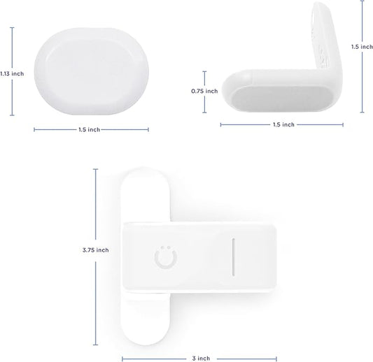 Ubbi Safety Bundle, Safeguarding and Baby Proofing Set, Includes 36 Outlet Covers, 16 Table Corner Protectors and 2 Pinch Guards, Child Safety Kit, White (Pack of 2)