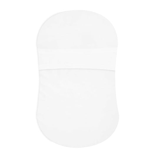 HALO BassiNest Fitted Sheet – 100% Cotton, Soft and Breathable Bassinet Sheet for Babies, 30” x 16” Pre-Shrunk Sheet, Pebble