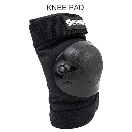 Bont Skates Kids Protective Pad Set with Knee, Elbow and Wrist Guards for Inline, Roller Skate (Black, S)