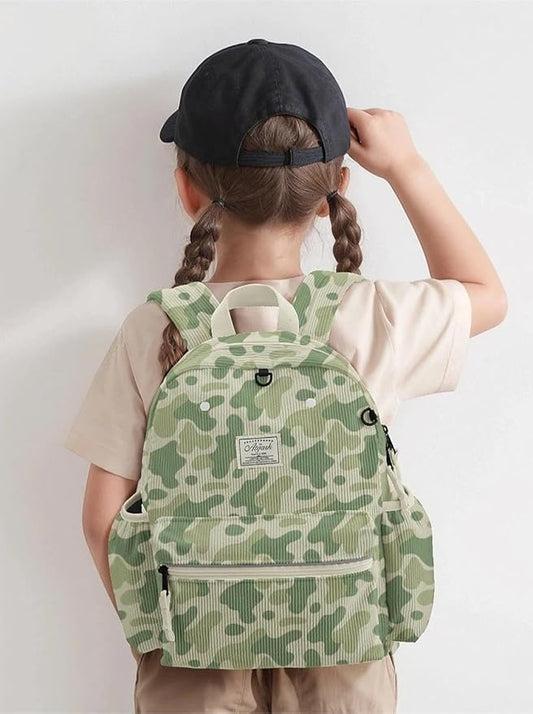 Corduroy Toddler Backpack for Boys 2-5: Preschool Backpack for Boys