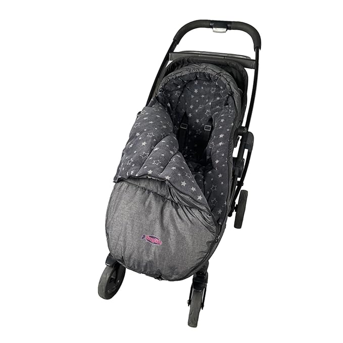 funlife Winter Stroller Bunting Bag Designed for 0-4T Toddler Outdoor Front Height Adjustable Removable Sleeping Bag,Waterproof Winter Cover
