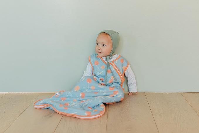 Copper Pearl Sleep Sack: Warm and Cozy Baby Bag in a Variety of Trendy Designs, Safe Alternative to Blankets, Sleeveless Baby Sleep Sack Swaddle Sizes Newborn to 24 Months - Clementine