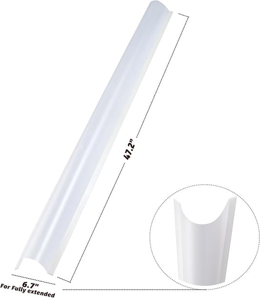 2PCS Baby Proofing Door Finger Pinch Protector Clear Door Jam Shield for Child Safety Finger Pinch Guard Hinge Protectors for Kids