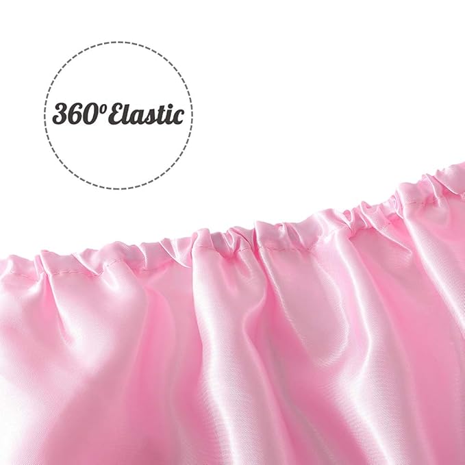 Pro Goleem Satin Bassinet Sheet Great for Baby Hair Soft Silk Feeling Sheet for Cradle or Bassinet Pad&Mattress for Girls Gift for Newborn and Infant Pink