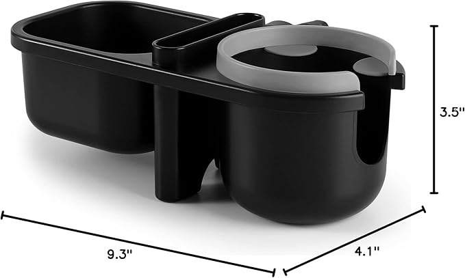 Accmor Stroller Cup Holder with Tray, Universal Cup Holder Tray for Uppababy Nuna Doona Strollers, Bottle Drinks Holder for Stroller, Wheelchair, Walker