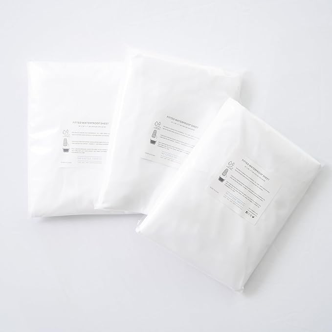 Waterproof Fitted Sheet for Nugget Mattress - Hypoallergenic, Machine Washable, Toddler Bed Mattress Protector,