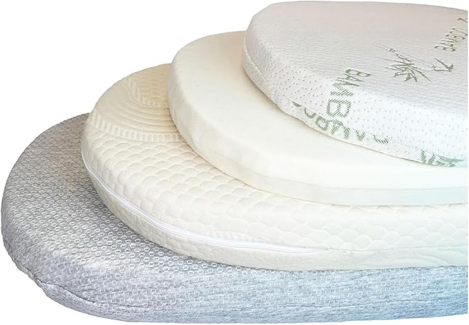 ORGANIC TEXTILES Organic Baby Mattress Topper with Wool Cover - GOLS/GOTS Certified - Breathable, Hypoallergenic 3" (30"x15")