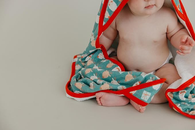 Copper Pearl Hooded Bath Towels Premium Knit/Terry Cloth Baby Towels with Hood, Pockets, and Cool Designs - Great to Gift and Make Bath Time Fun - Baby Bath Towel, Prancer