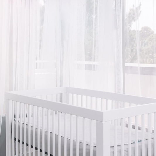 QuickZip Crib Sheet Set - Faster, Safer, Easier Baby Crib Sheets - Includes 1 Wraparound Base & 1 Zip-On Crib Sheet - Blush 100% Cotton - Fits All Standard Crib Mattresses