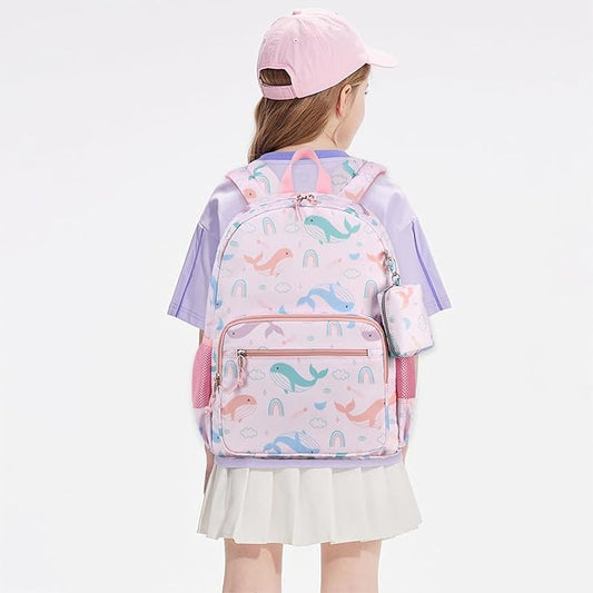 mygreen Kids Backpack, Kawaii Girls Backpack for School