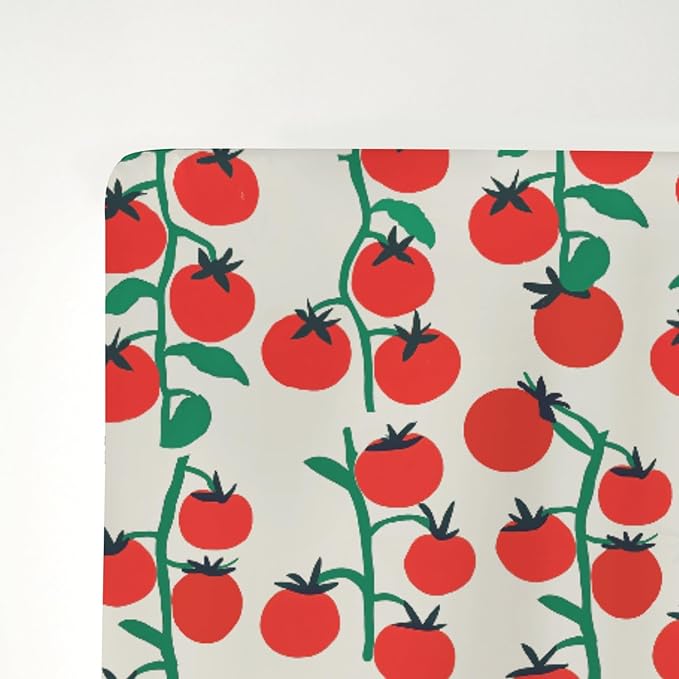 Sweet Red Tomatoes Baby Crib Sheets for Boy Girl 52x28Inch Cute Cherry Tomato Soft Stretchy Fitted Crib Mattress Covers Red Summer Tomato Fruit Baby Sheets for Standard Crib and Toddler Bed Mattress