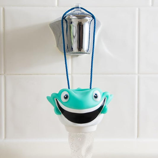 Suddy Buddy® Bubble Bath Toy, Kids Ages 3+, Boys and Girls, Safe & Clean, Collect All Four. Includes: 1 Character Bubble soap Dispenser, 1 Trading Card, and 3 Super Bubble Drops. Manta Ray