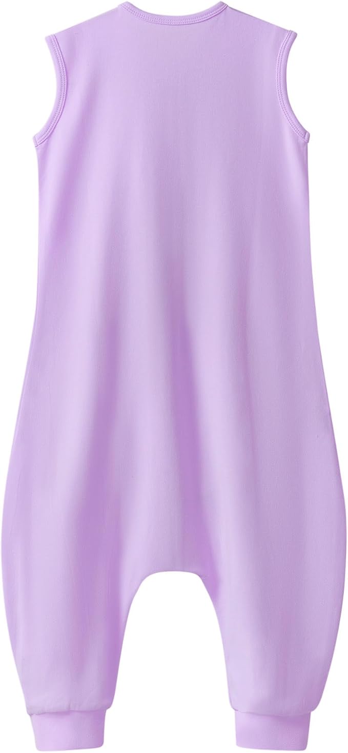 Baby Sleep Sack with Feet for Boys Girls, Infant Toddler Sleeveless Wearable Blanket Sleepsack for Early Walkers