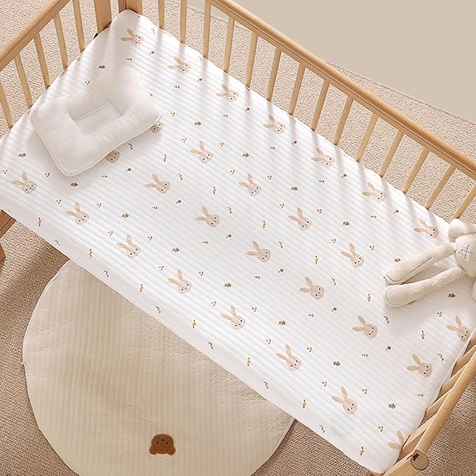 Baby Fitted Crib Sheet Mattress Protectors Infant Bed Protective Sleeve Boys Girl Bedding Stuff Essential