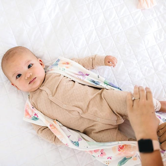 Copper Pearl Sleep Sack: Warm and Cozy Baby Bag in a Variety of Trendy Designs, Safe Alternative to Blankets, Sleeveless Baby Sleep Sack Swaddle Sizes Newborn to 24 Months - Bloom