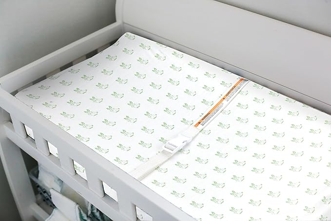 Bublo Baby Changing pad Cover - 3 Pack Organic Cotton Changing Pad Covers – Soft Fitted Diaper Changing Table Sheets for Baby Boys, Girls, Neutral | Fits Contoured 32"x16" Pads