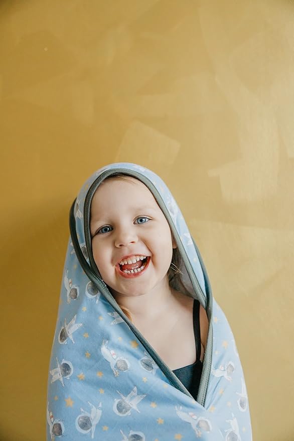 Copper Pearl Hooded Bath Towels Premium Knit/Terry Cloth Baby Towels with Hood, Pockets, and Cool Designs - Great to Gift and Make Bath Time Fun - Baby Bath Towel, Neil
