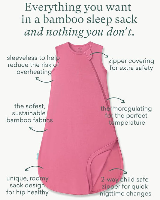 PurComfy Extra-Long Toddler Sleep Sack, Premium Bamboo Viscose Summer Sleeping Bag Supersoft 0.5 TOG Wearable Blanket 3T-4T-5T