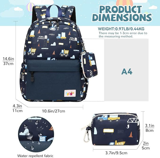 mygreen Toddler Backpack, Kids Backpack for Boys and Girls with Chest Strap | with Chest Strap