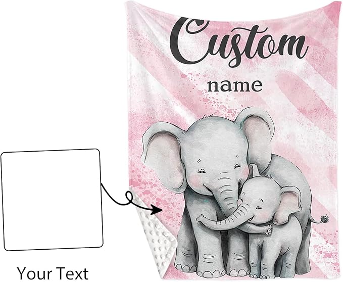 Custom Name Crib Bedding Set with Name, 2 Piece Animal Series Baby Set with Blanket and Crib Sheet, Cozy and Soft Infant Nursery Bedding, Gifts for Toddler