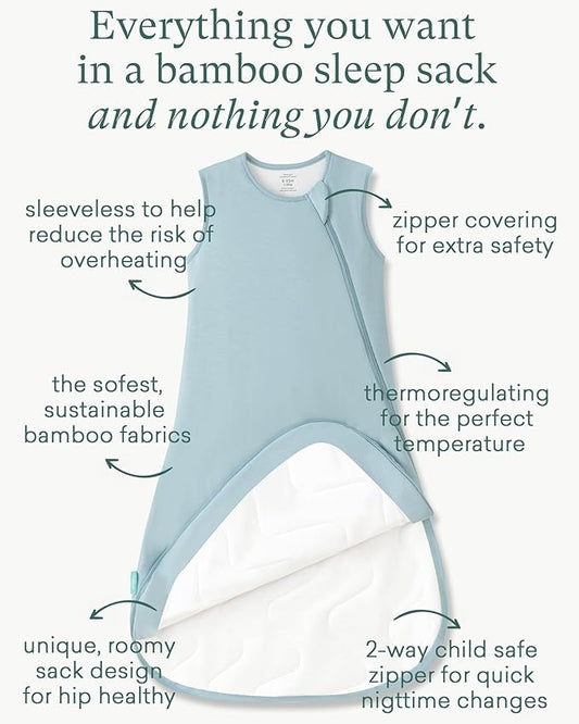 PurComfy Extra-Long Toddler Sleep Sack, Premium Bamboo Viscose Warm Sleeping Bag Supersoft 1.0 TOG Wearable Blanket 3T-4T-5T