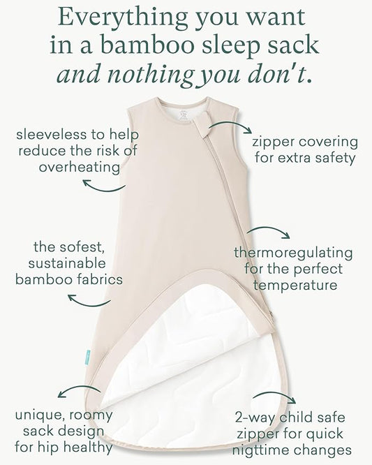 PurComfy Extra-Long Toddler Sleep Sack, Premium Bamboo Viscose Warm Sleeping Bag Supersoft 1.0 TOG Wearable Blanket 3T-4T-5T