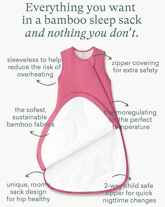 PurComfy Extra-Long Toddler Sleep Sack, Premium Bamboo Viscose Winter Sleeping Bag Supersoft 2.5 TOG Heavy Wearable Blanket 3T-4T-5T