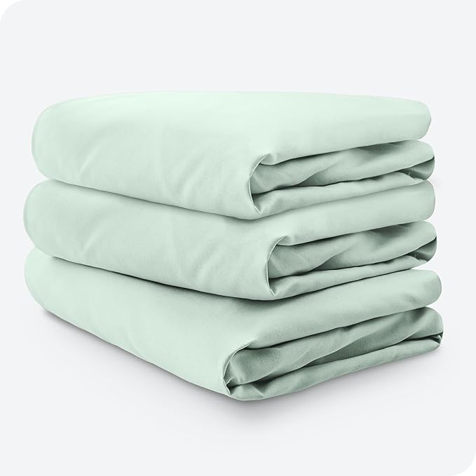 Bare Home 3-Pack Fitted Crib Sheet - Premium 1800 Ultra-Soft Microfiber - Breathable - Baby Sheet - for Boys & Girls - Fits Standard Crib and Toddler Mattresses (Spring Mint)