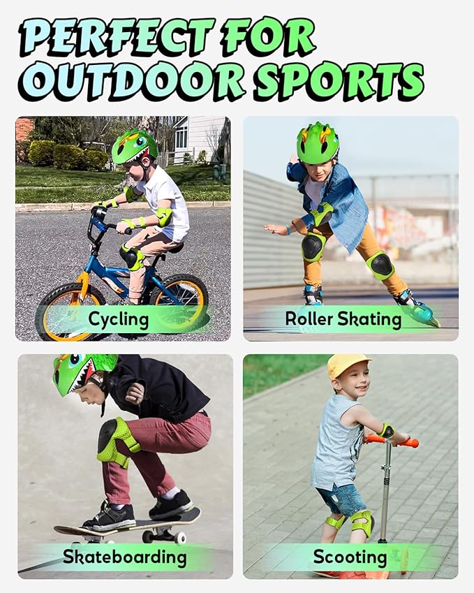 VICTGOAL Toddler Kids Bike Helmet Lightweight 3D Children Bicycle Helmet for Boys and Girls Age 3-8 for Multi-Sport Scooter Cycling Skating