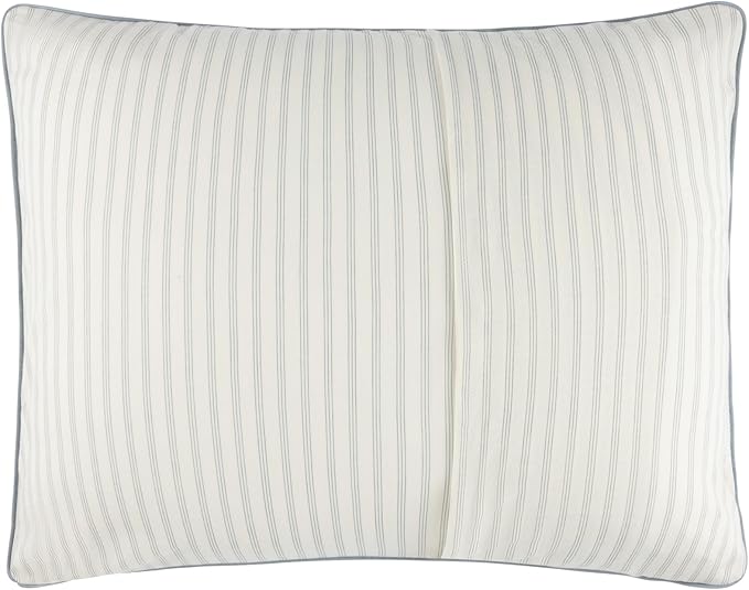 Ely's & Co. Decorative Pillowcase, 20"x26" (Insert Not Included) - Blue Linear Berry Leaf Collection